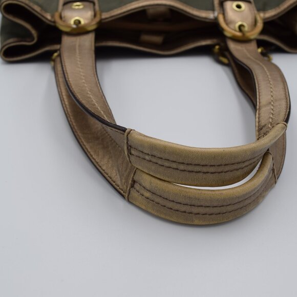 COACH 2011 Soho OP Art Canvas and Leather Tote - Picture 13 of 16